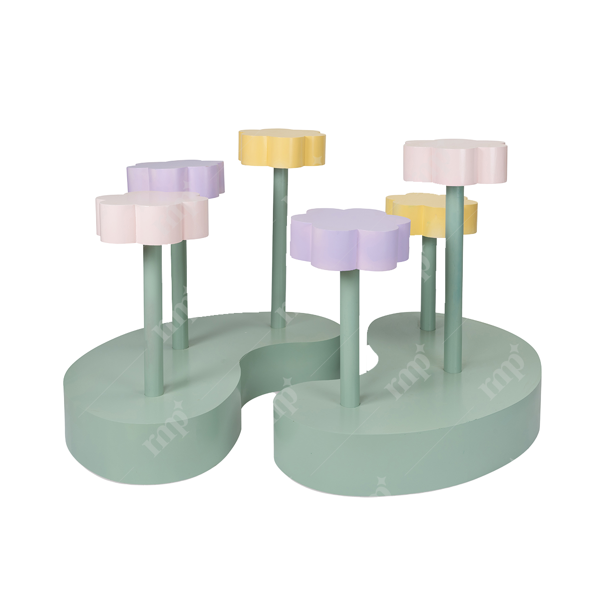 3 Flowers Tables By Rent My Party - Comodes