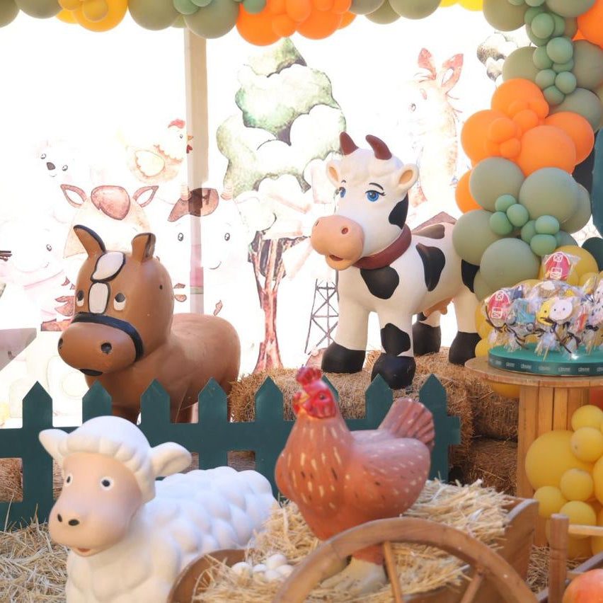 kids farm birthday with animals