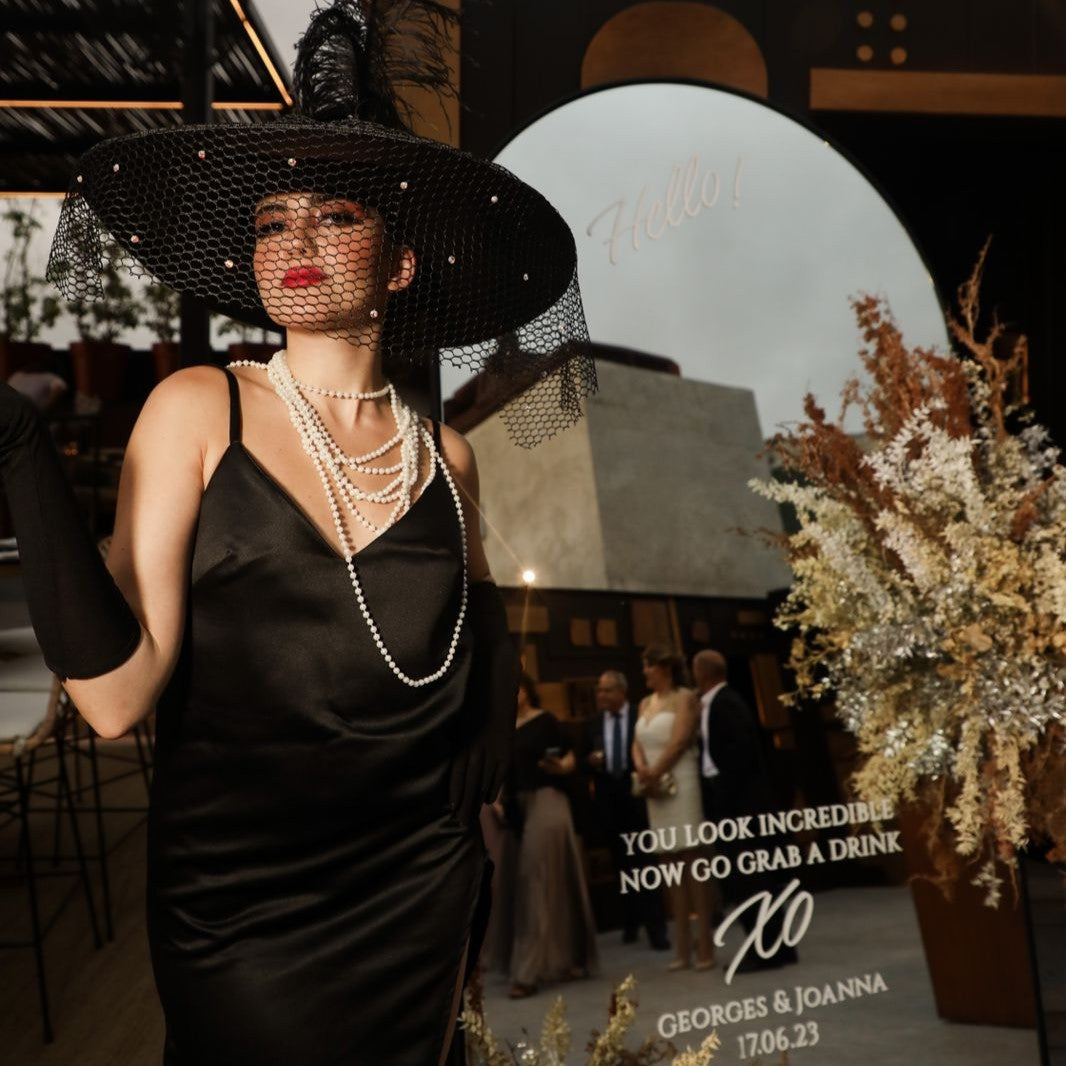 Mirror for weddings and events for photobooth.