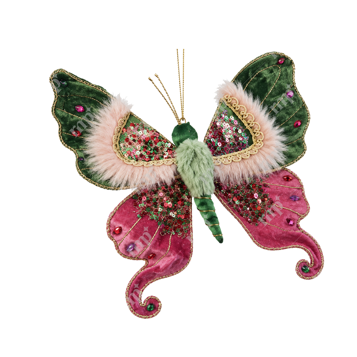 Butterfly Velvet Glitter