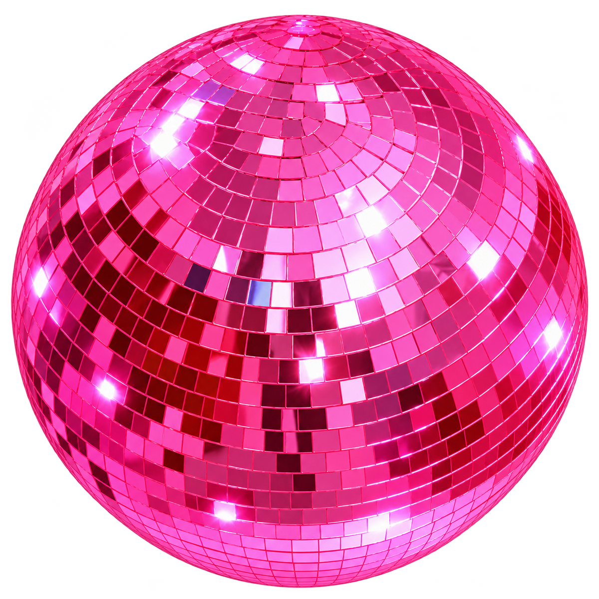Disco Ball Shiny Pink