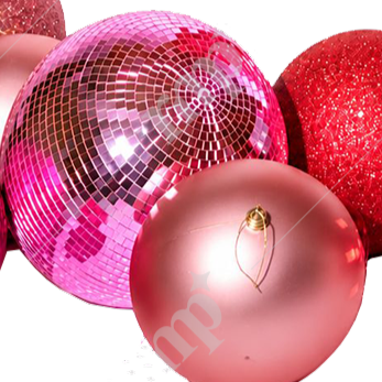 Disco Ball Shiny Pink