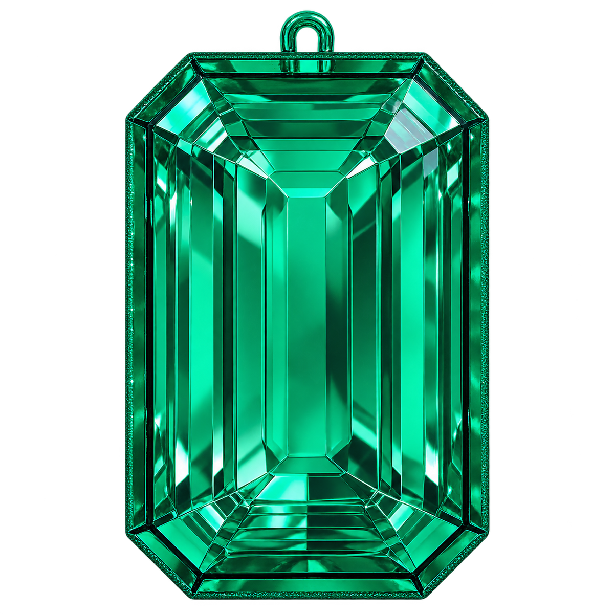 Rectangle Jewel Green