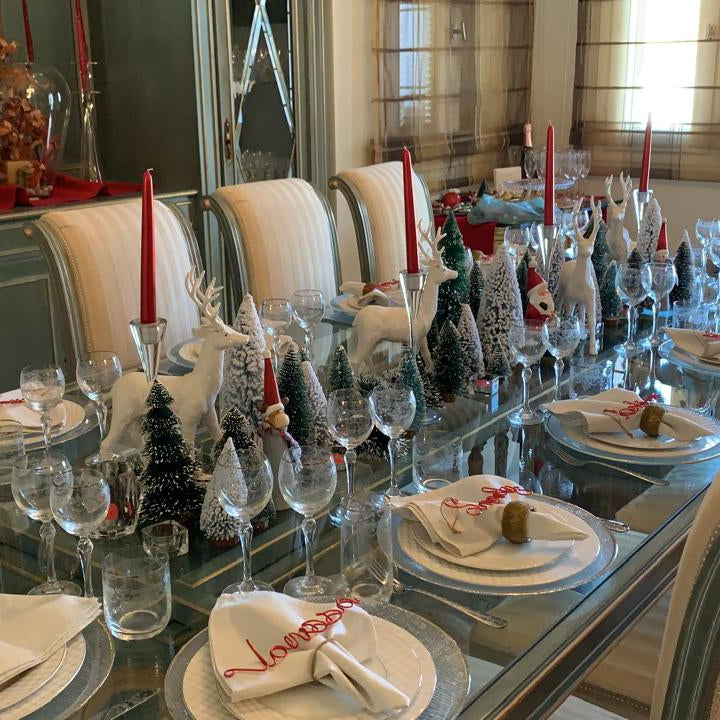 Green Trees Center Piece