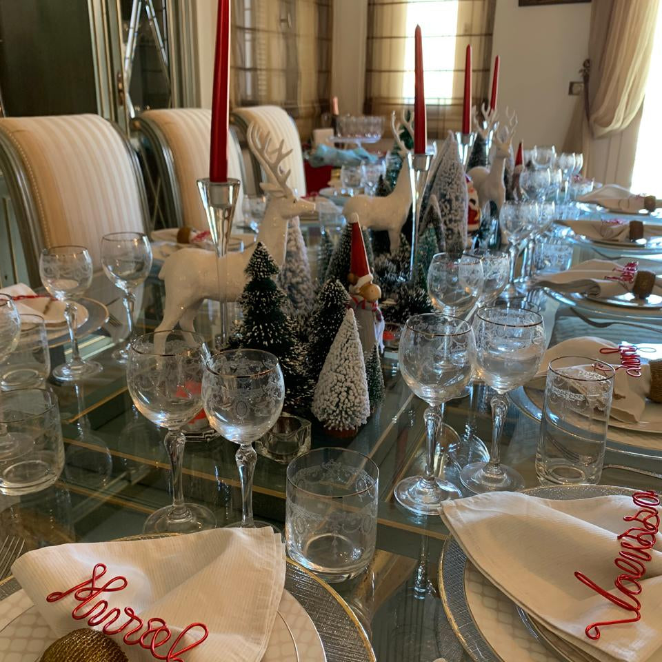 Green Trees Center Piece