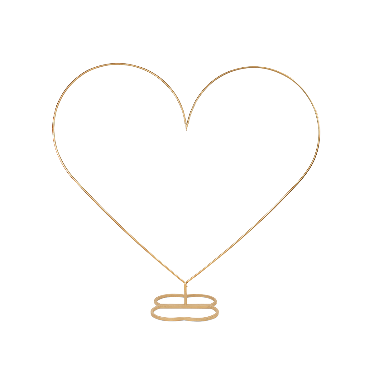 heart steel backdrop