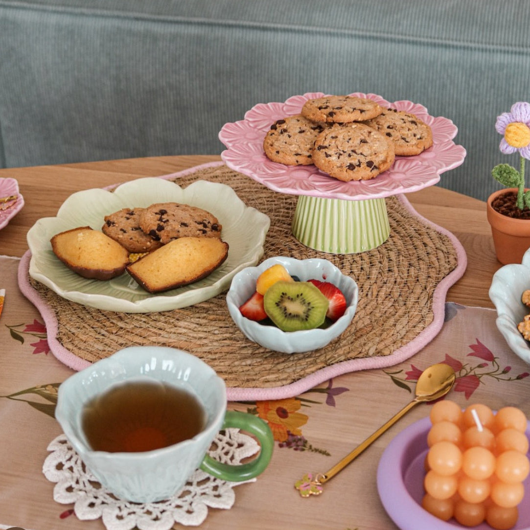 Flower Placemat Rattan