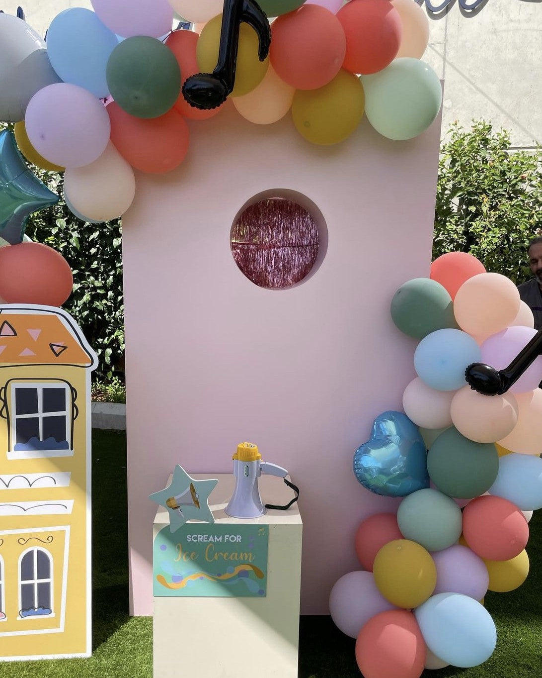 Ring for Champagne/Ice Cream Wall