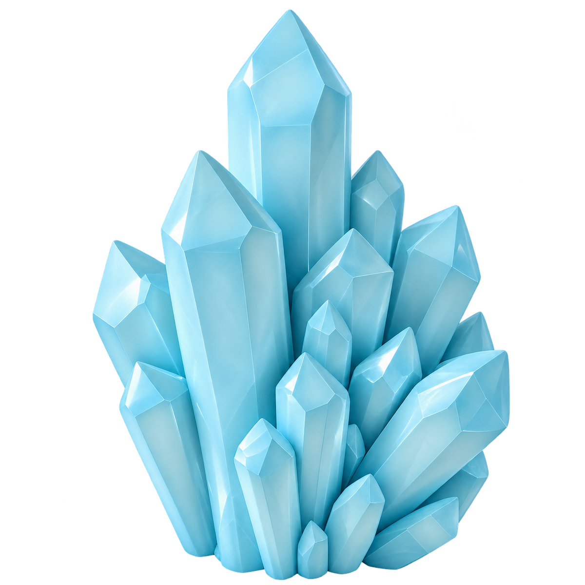 Frozen Crystal Cluster