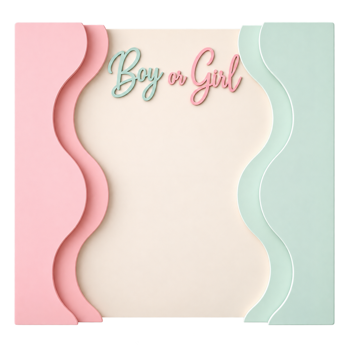Gender Reveal Wavy Set