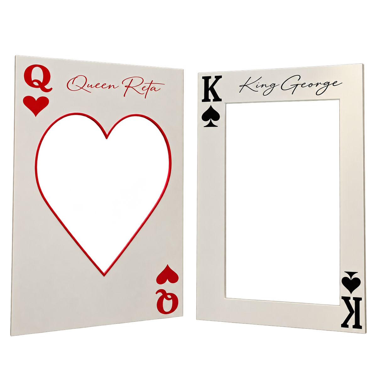 King and Queen Card Backdrop