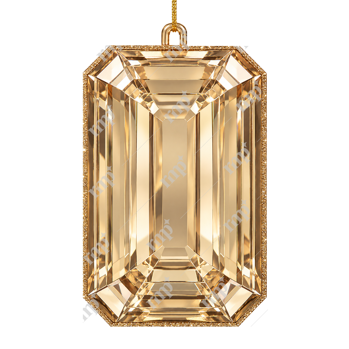 Rectangle Jewel Champagne