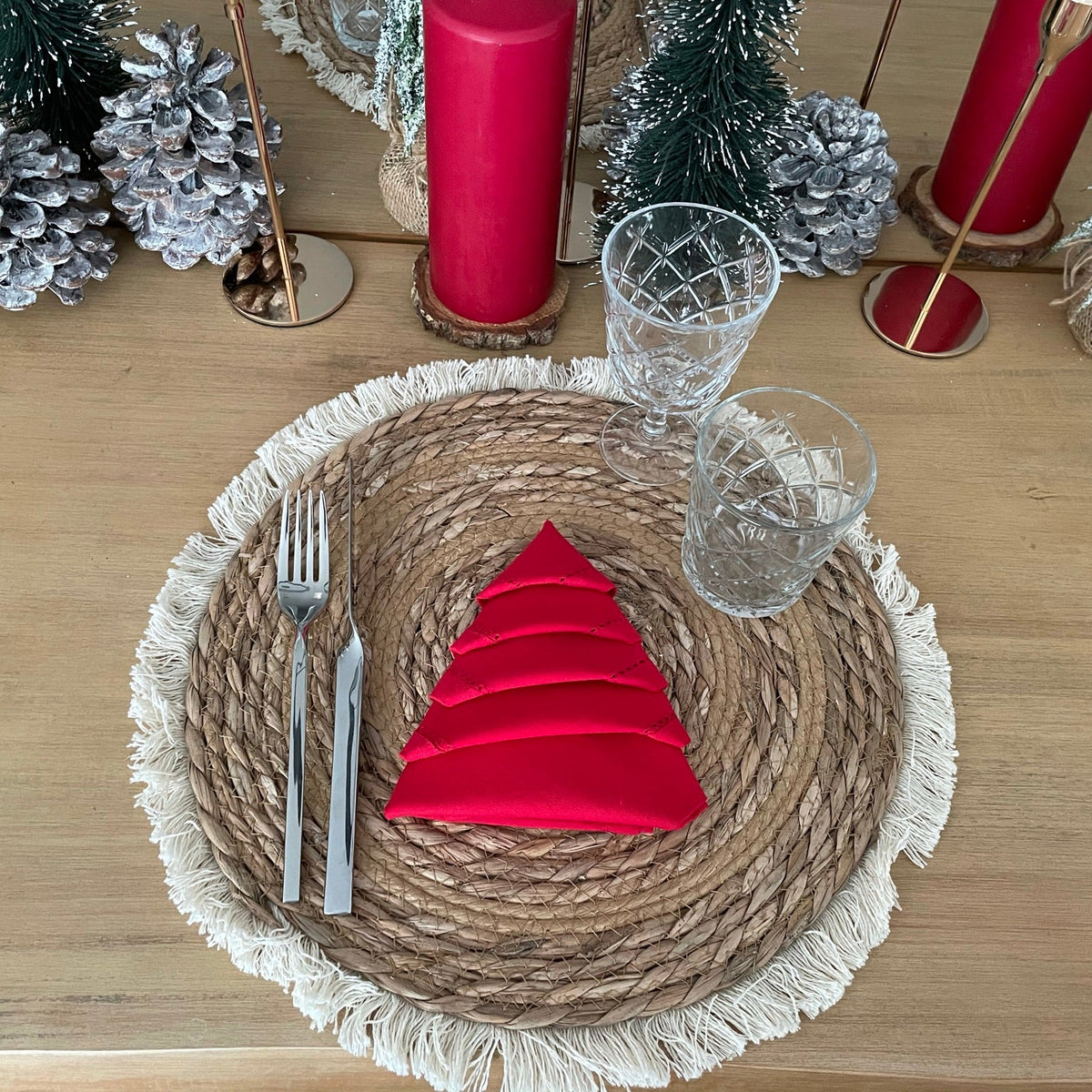 Cotton Napkins - Red