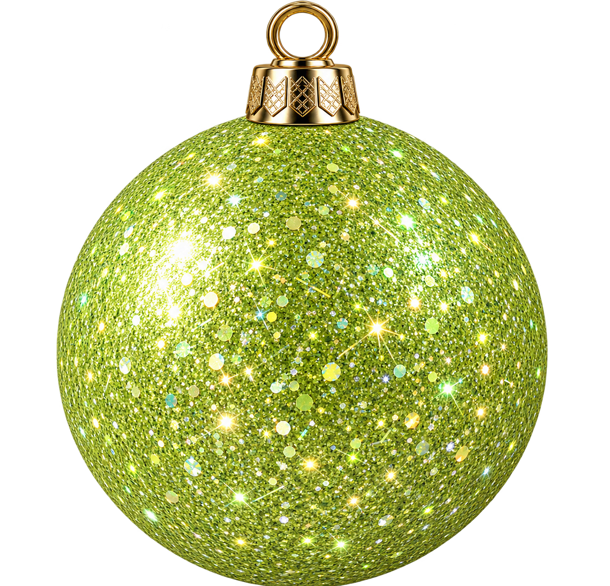 Ball Lime Glitter