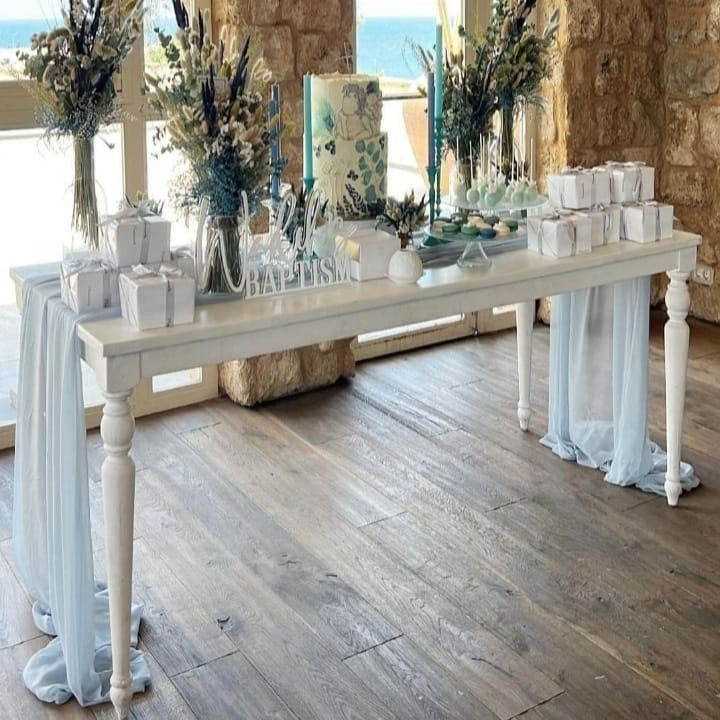 White Display Table