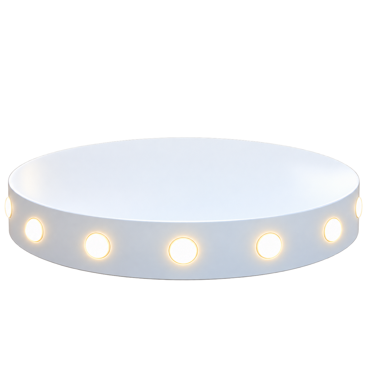 White Round Stage