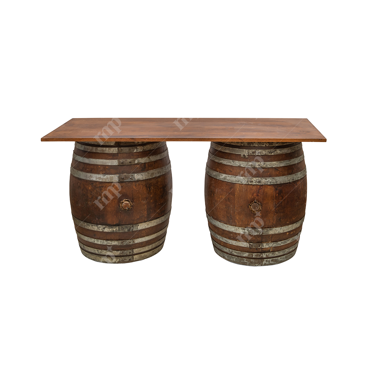 Barrels Table By Rent My Party - Display Tables