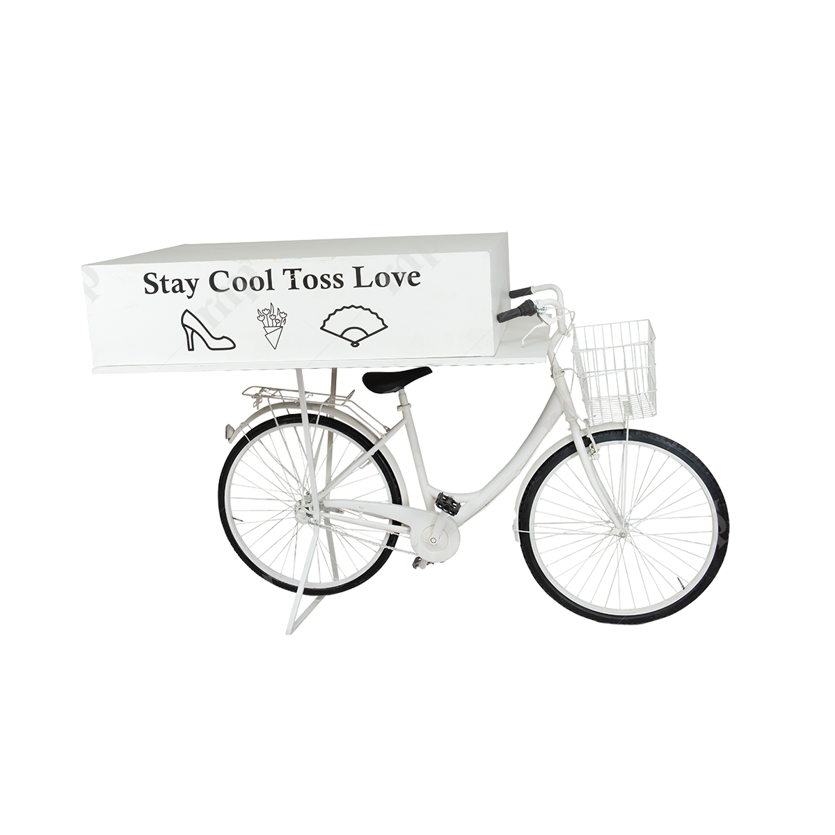 Bicycle with Box 1 By Rent My Party - Cart