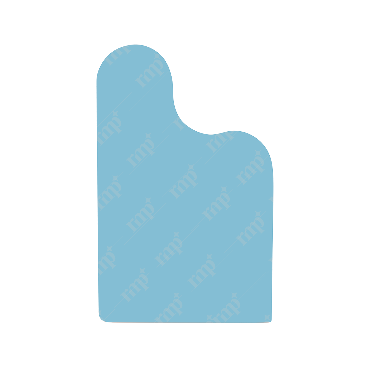 Big Soft Wave Backdrop By Rent My Party - Wood Backdrops