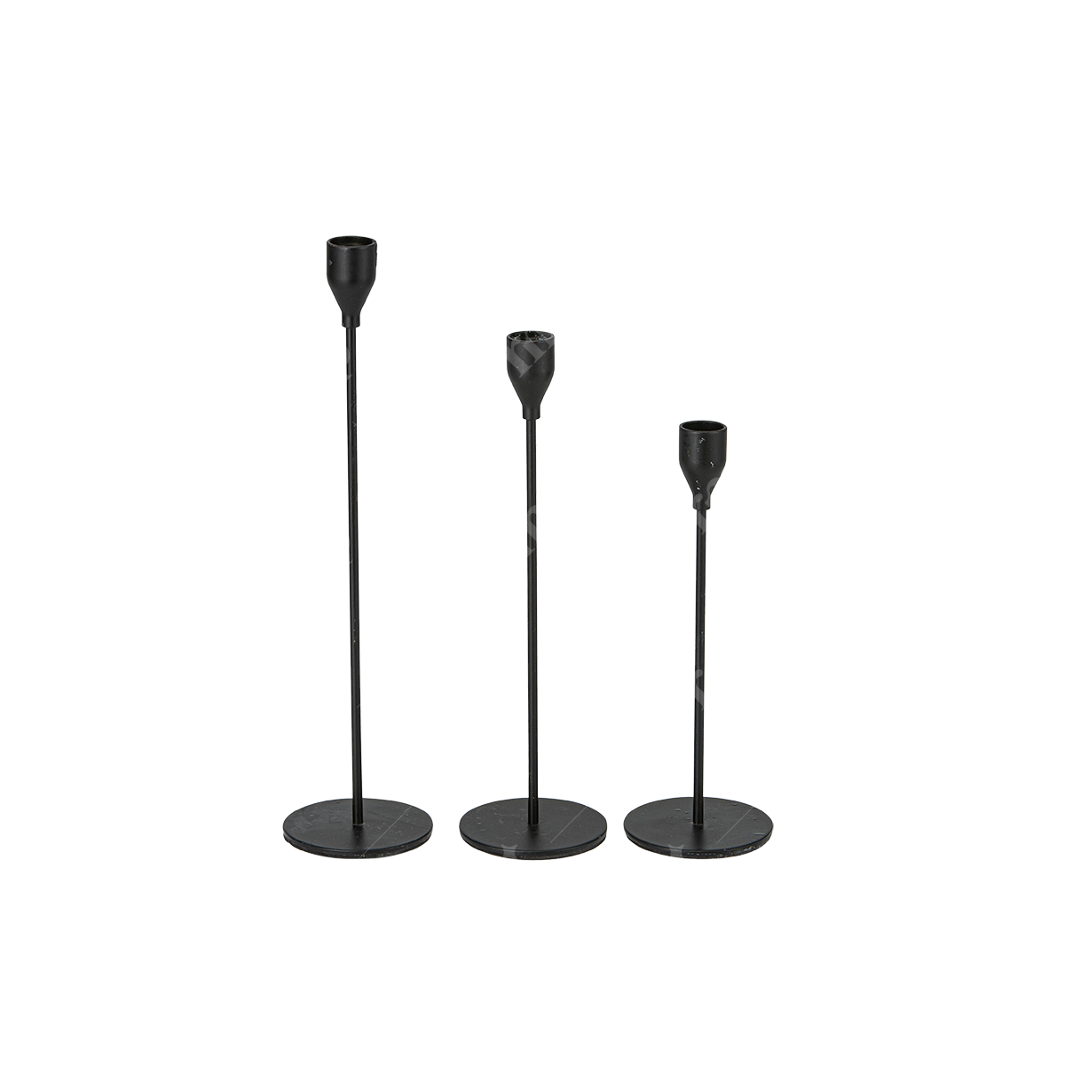 Black Single Candle Holders By Rent My Party - Candle Holders