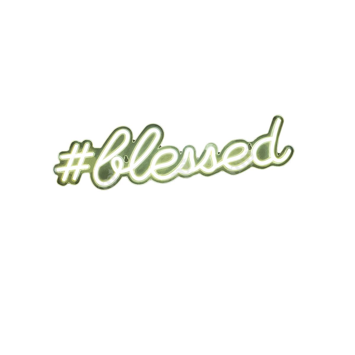Blessed By Rent My Party - Neon Signs