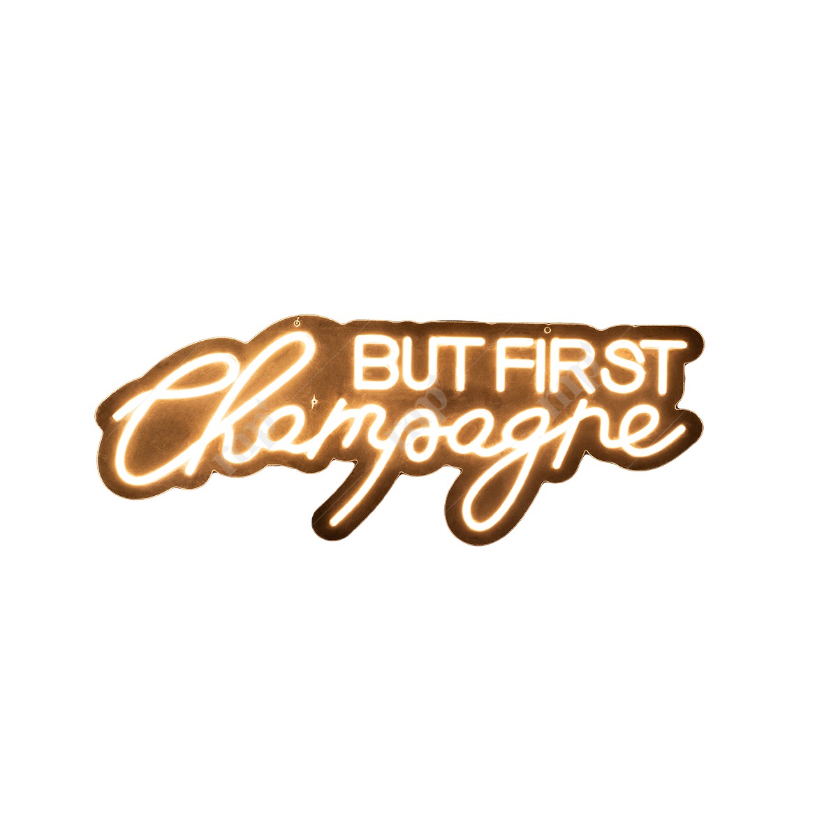 but first champagne By Rent My Party - Neon Signs