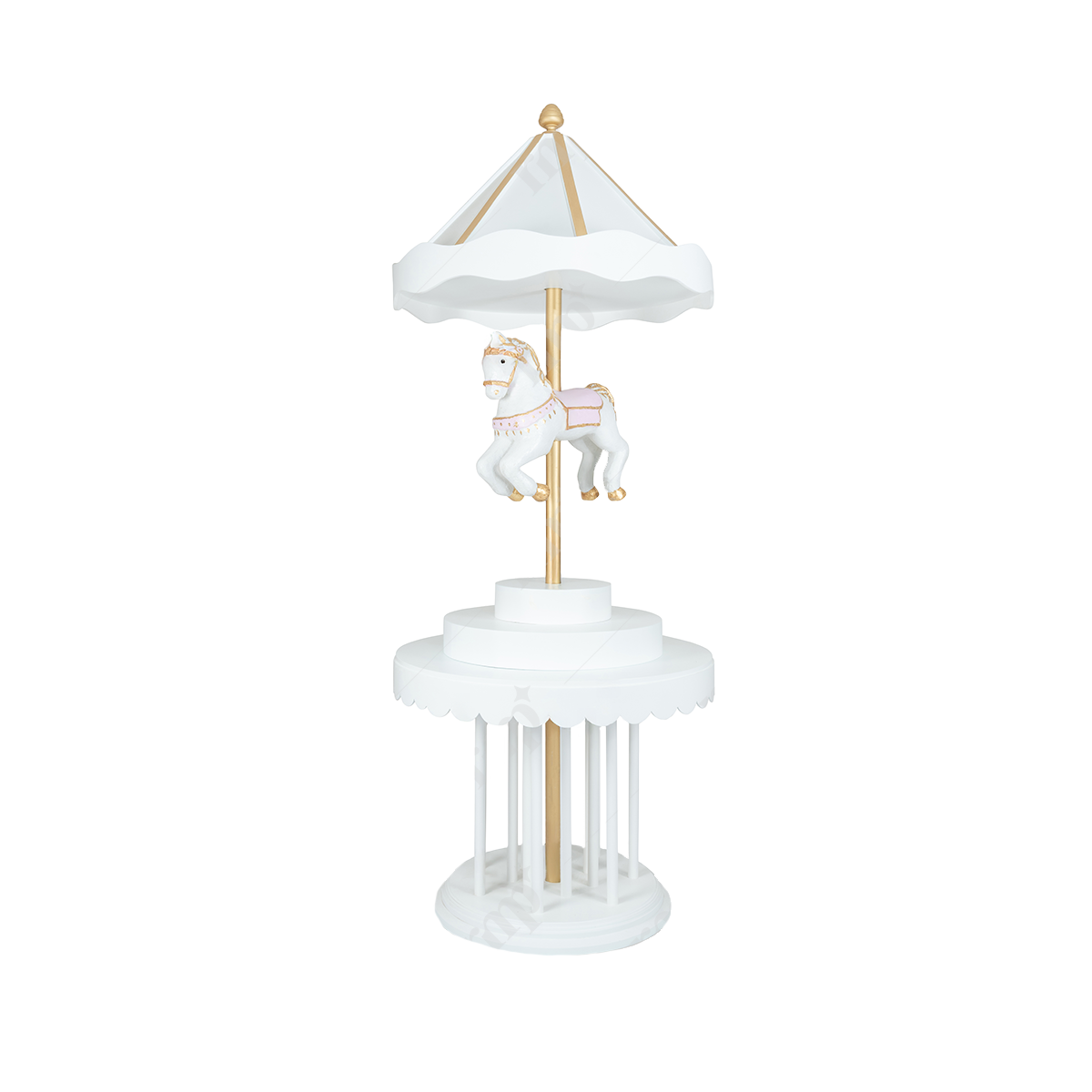 Carousel Table With Horse By Rent My Party - Display Tables