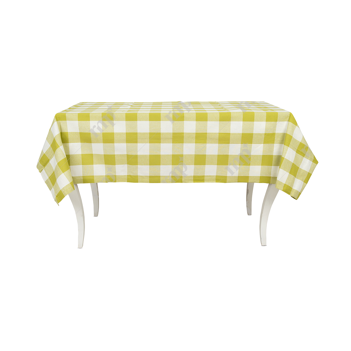 Checkers green Tablecloth By Rent My Party - Runners