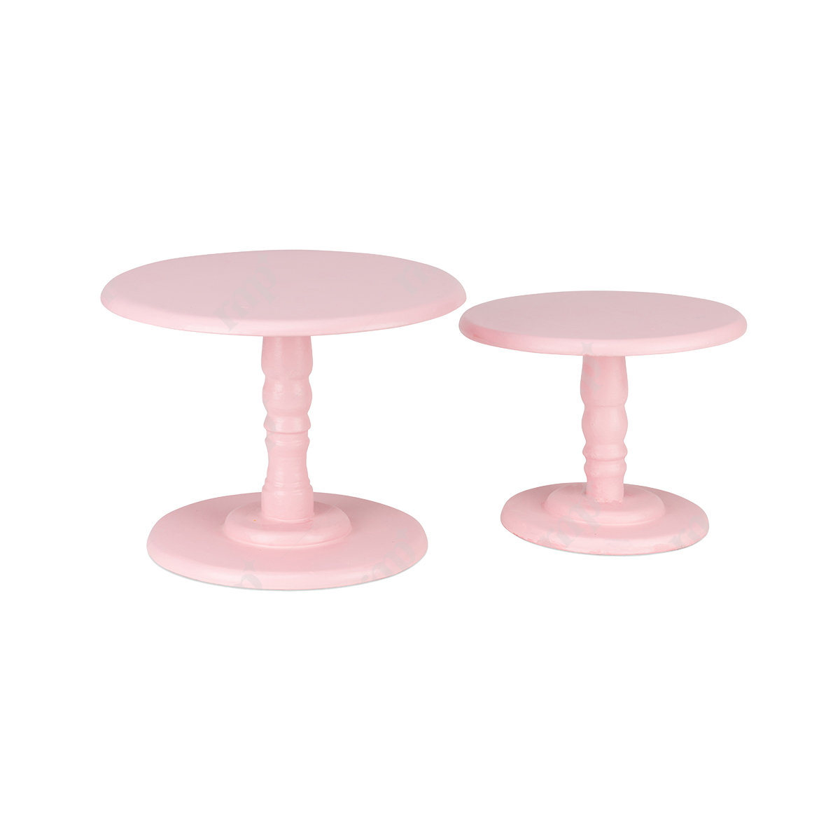 Colored Cake Stand pink By Rent My Party - Trays & Elevations