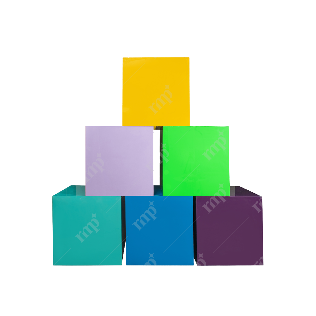 Colored Plexi Boxes 2 By Rent My Party - Blocks