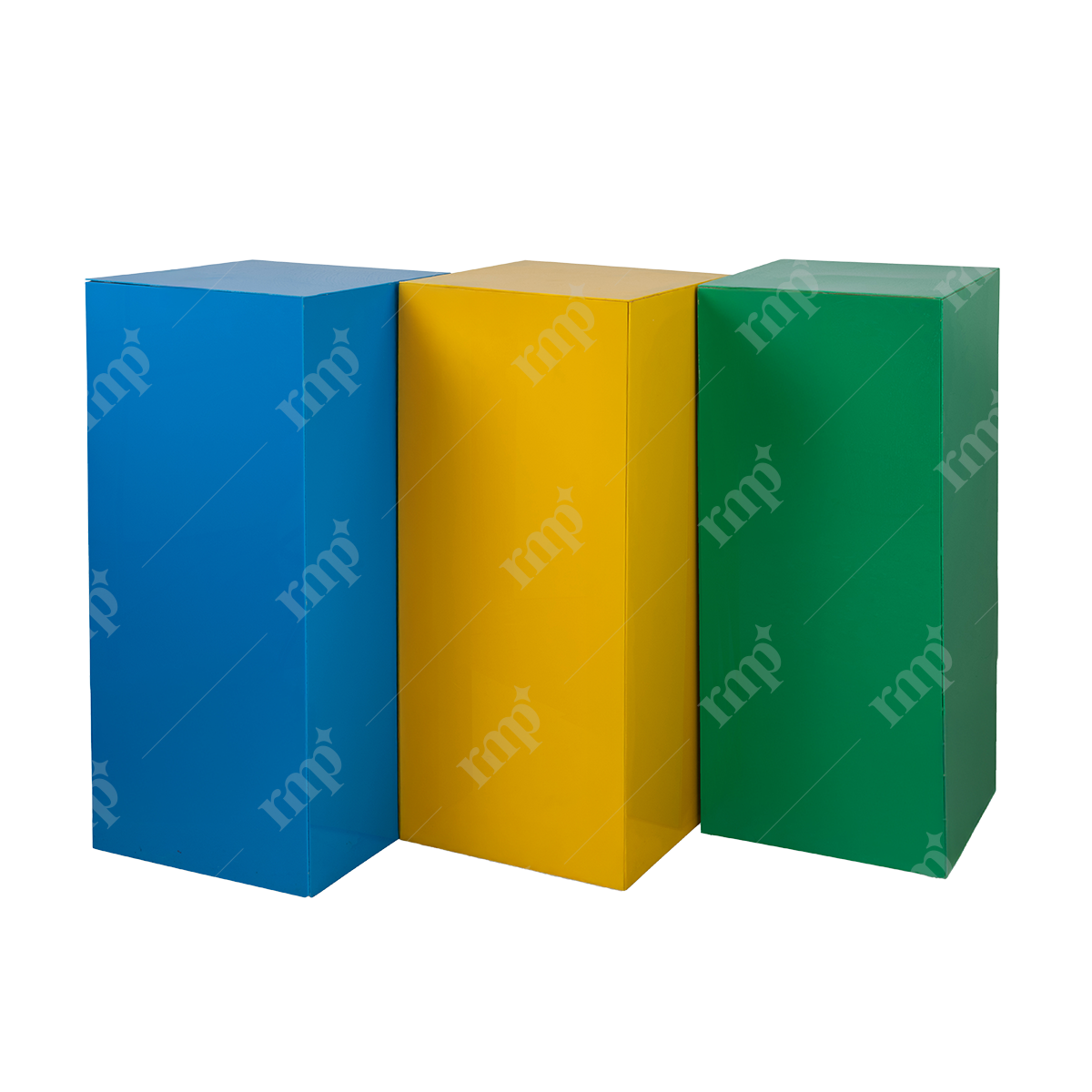 Colored Solid plexi tables 2 By Rent My Party - Mirror and Plexi Tables