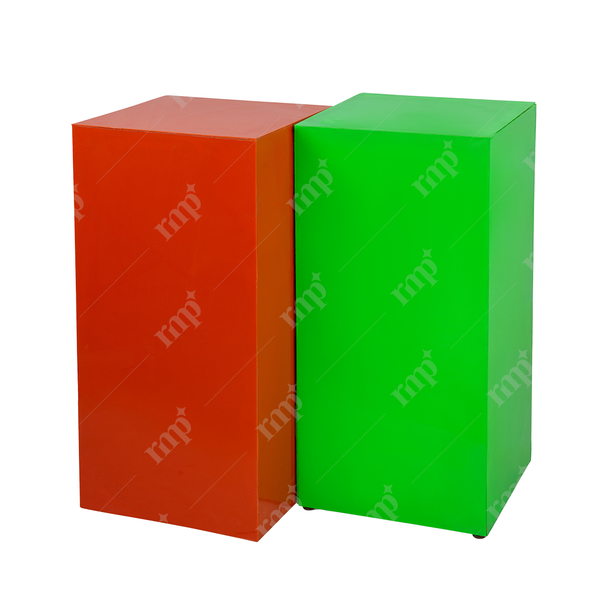 Colored Solid plexi tables 3 By Rent My Party - Mirror and Plexi Tables