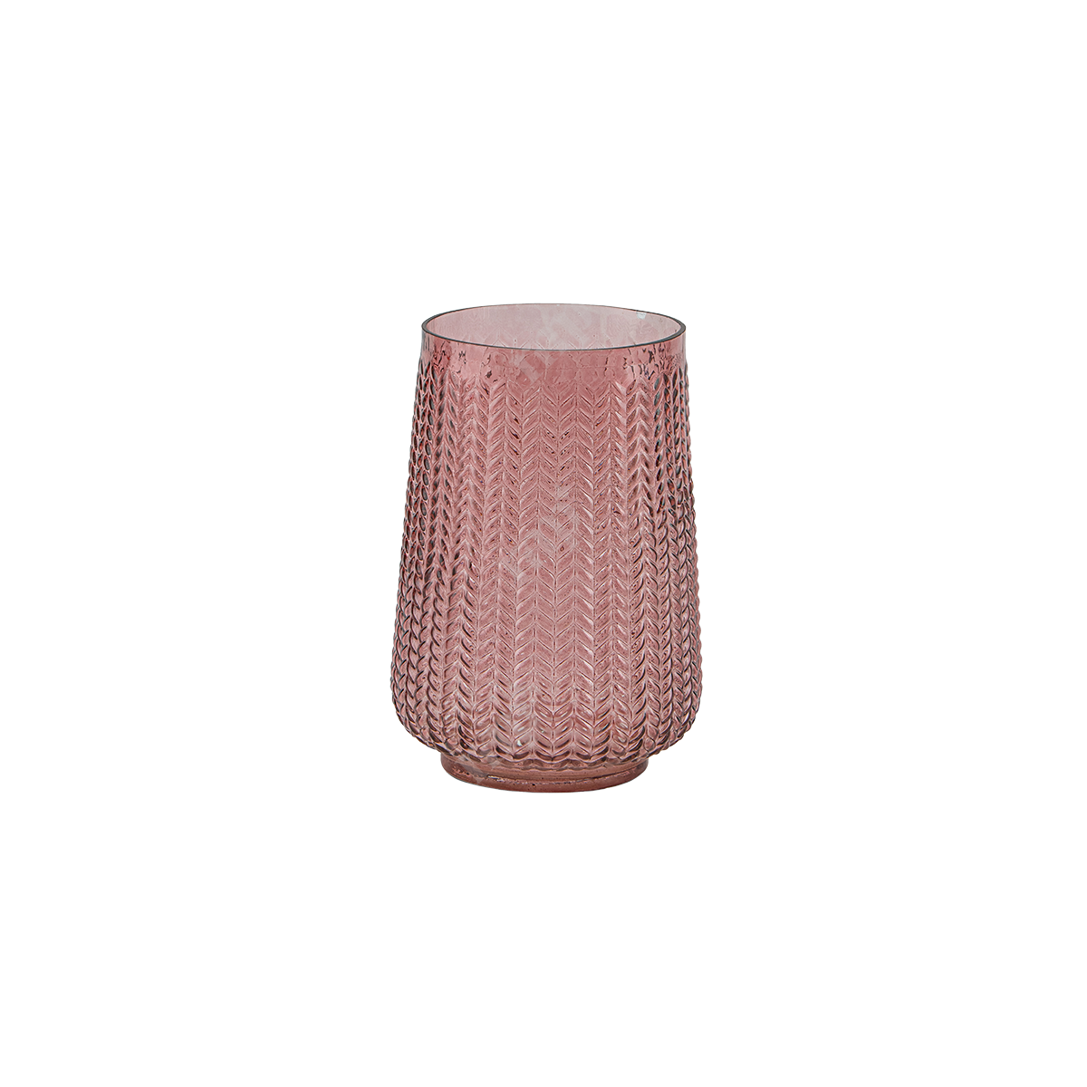 Coral Glass Vase - M 1 By Rent My Party - Vases