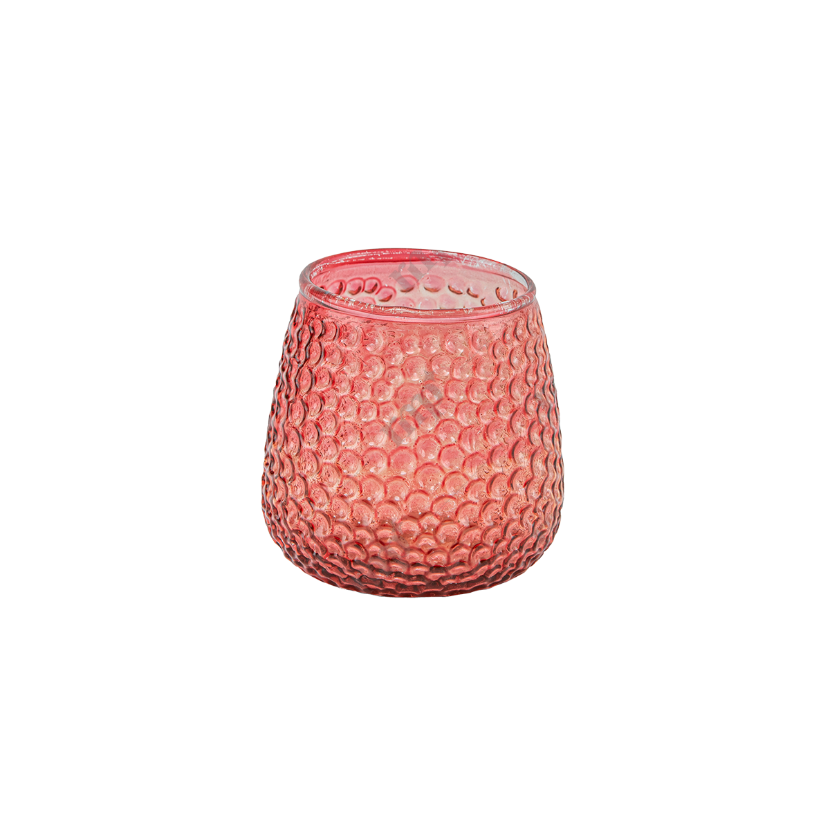 Coral Glass Vase - S 2 By Rent My Party - Vases