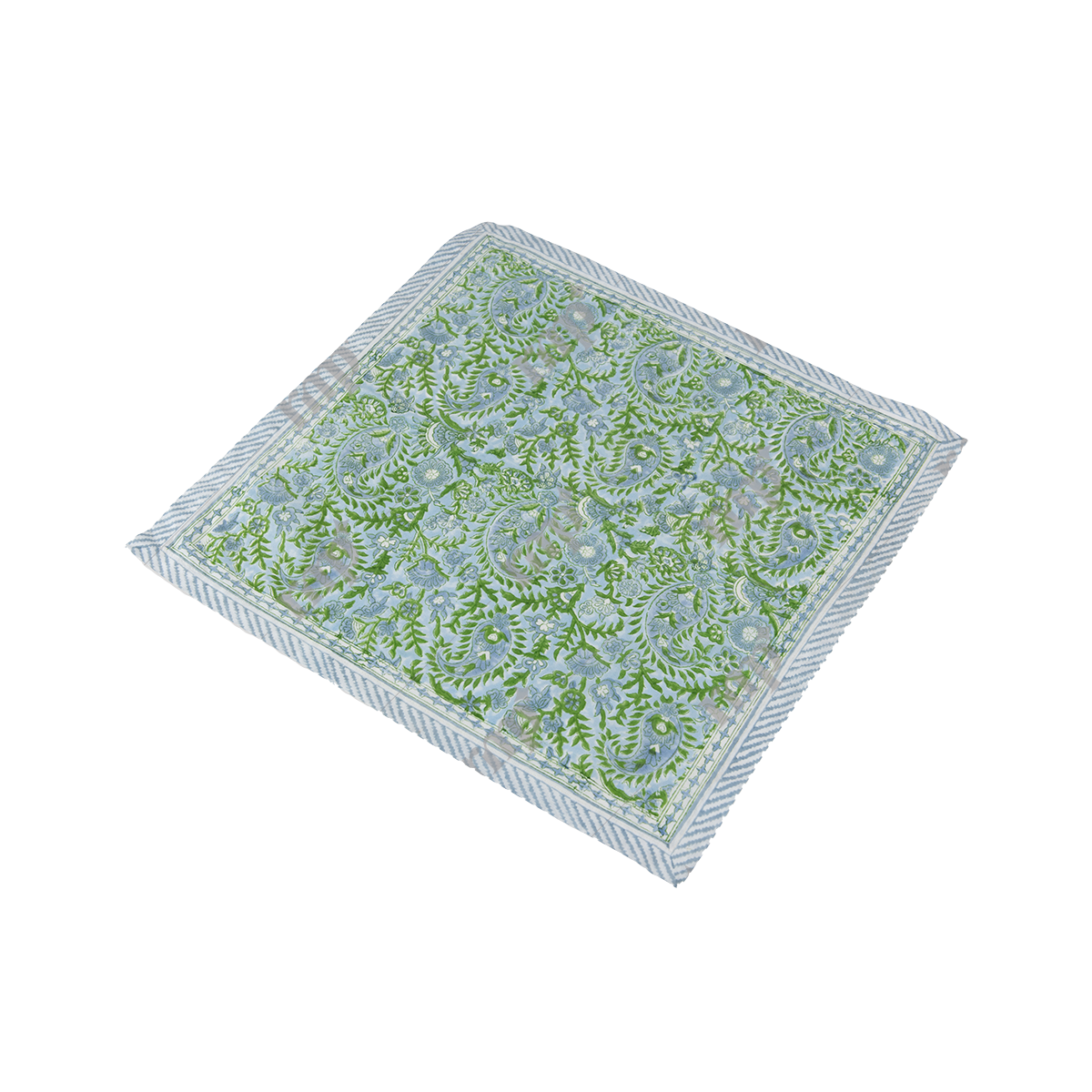 Cotton NapkinsGreen Printed By Rent My Party - Napkins