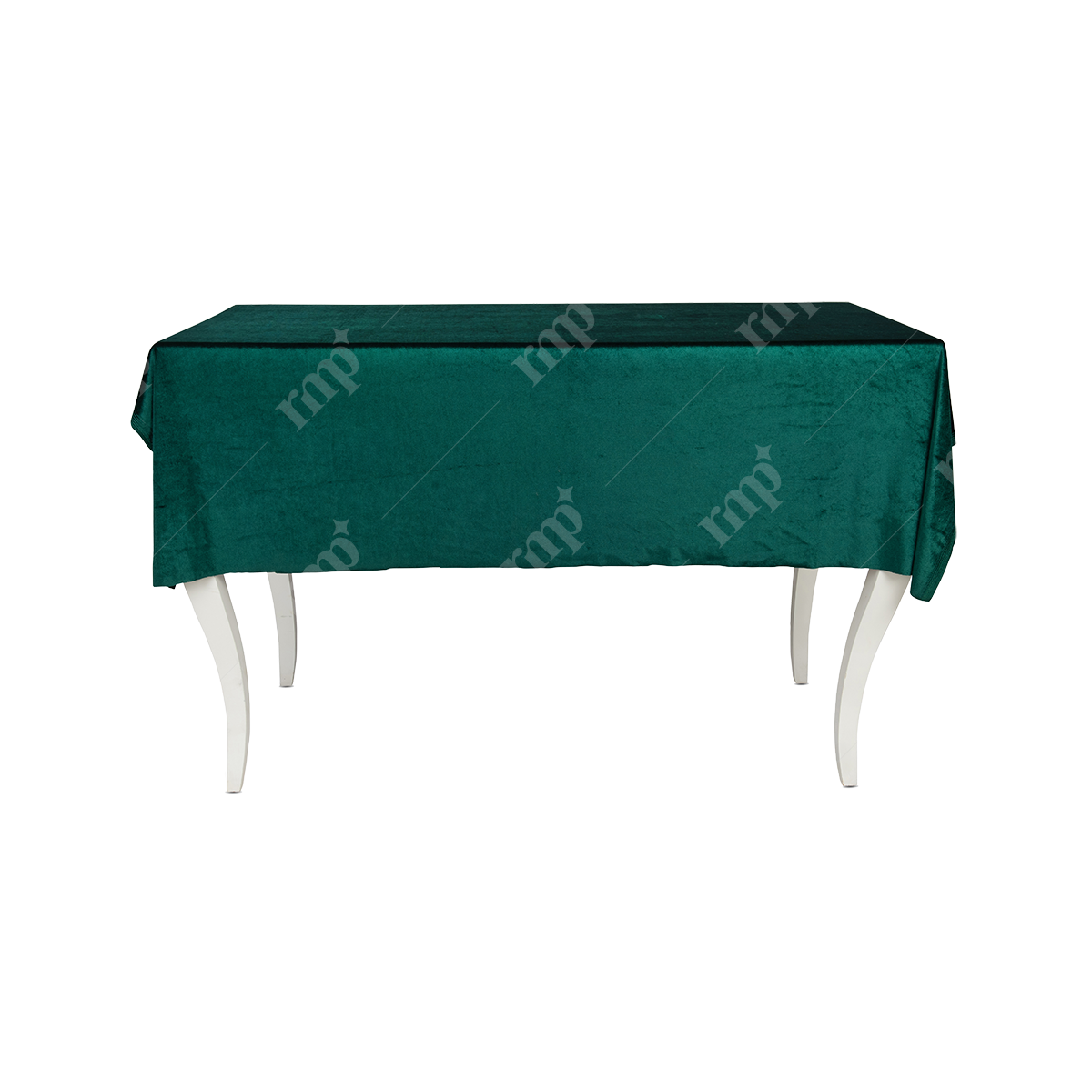 Cotton Runner velvet green By Rent My Party - Runners