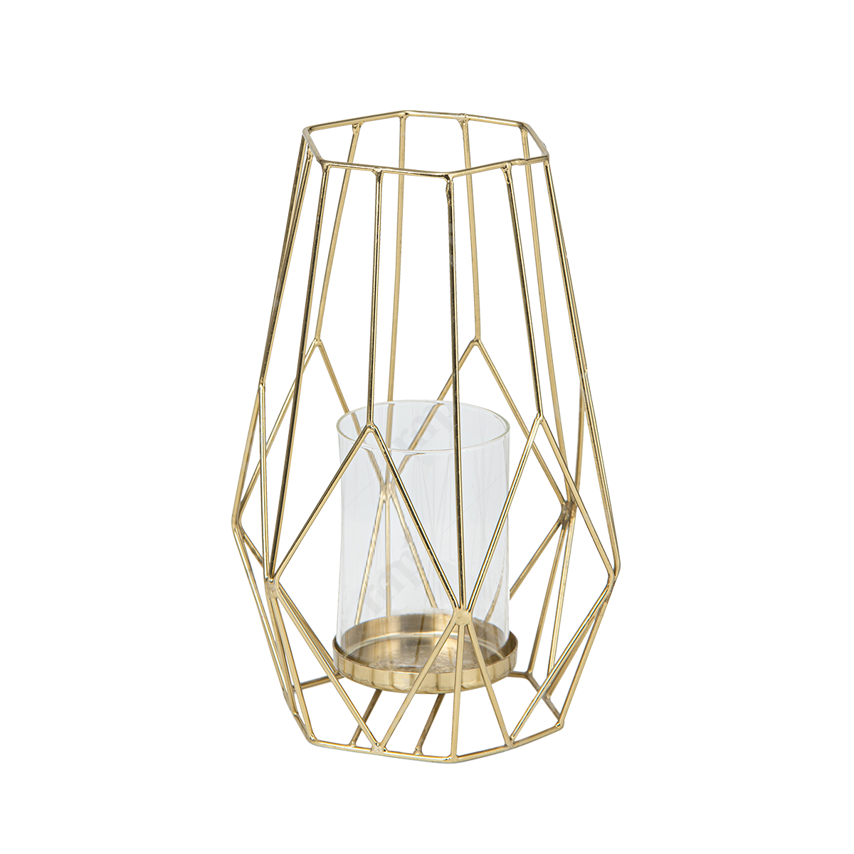 Diamond Gold Candle Holder By Rent My Party - Candle Holders