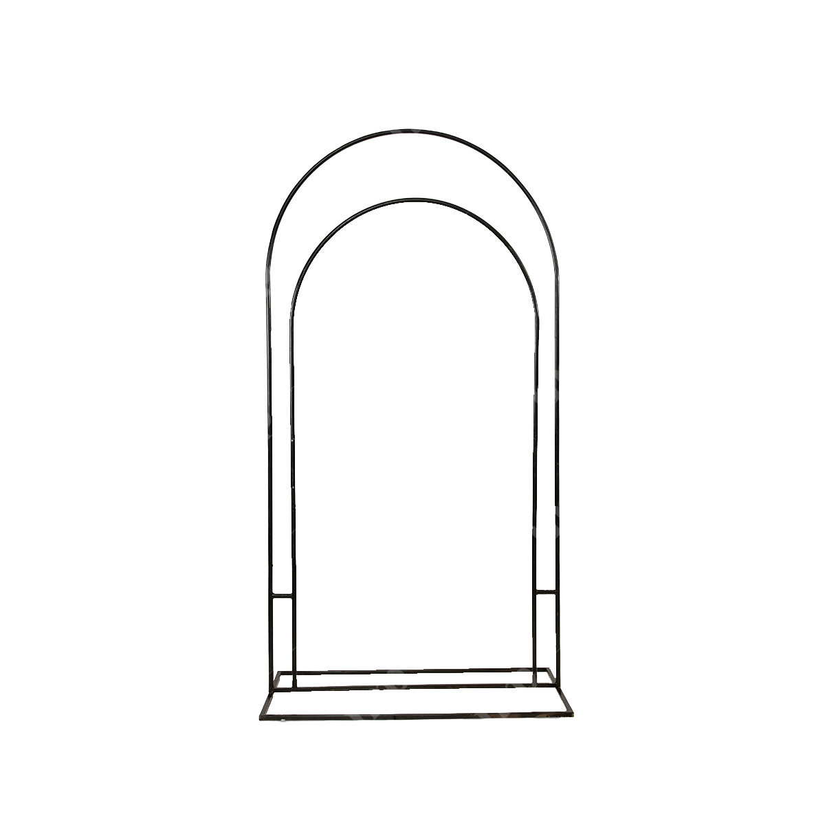Double Arch Steel By Rent My Party - Steel Backdrops