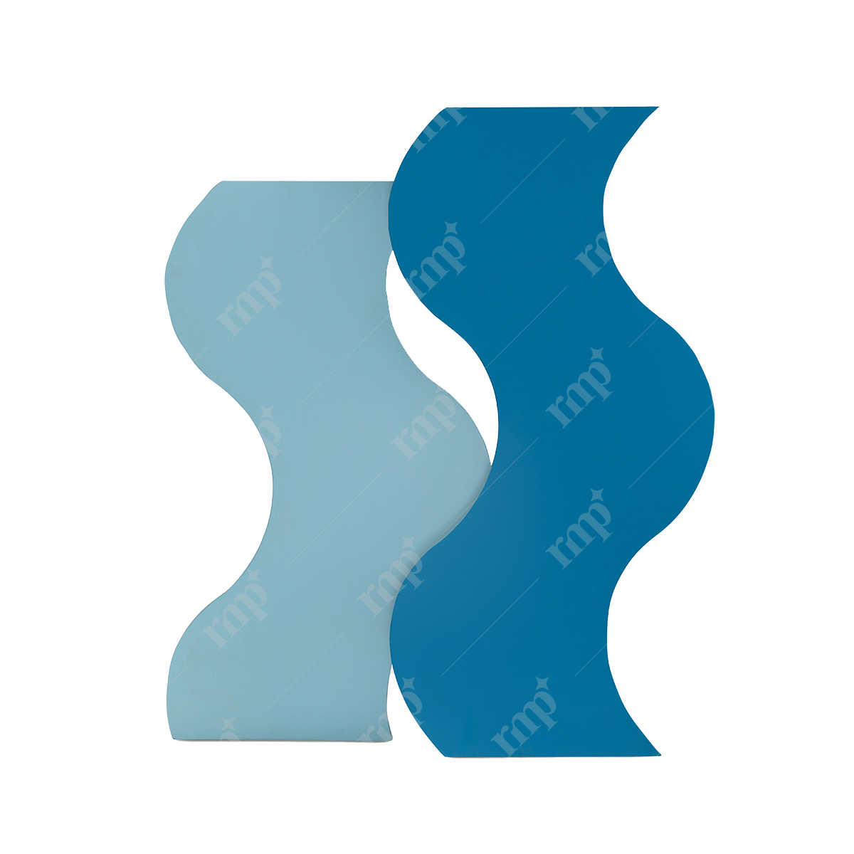 Double Side Wave By Rent My Party - Wood Backdrops