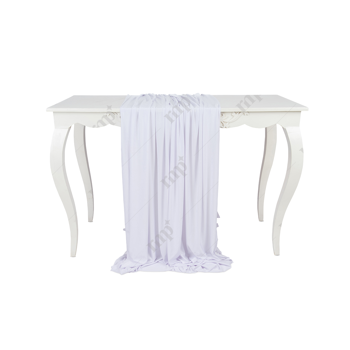 Elastic White Runner By Rent My Party - Runners