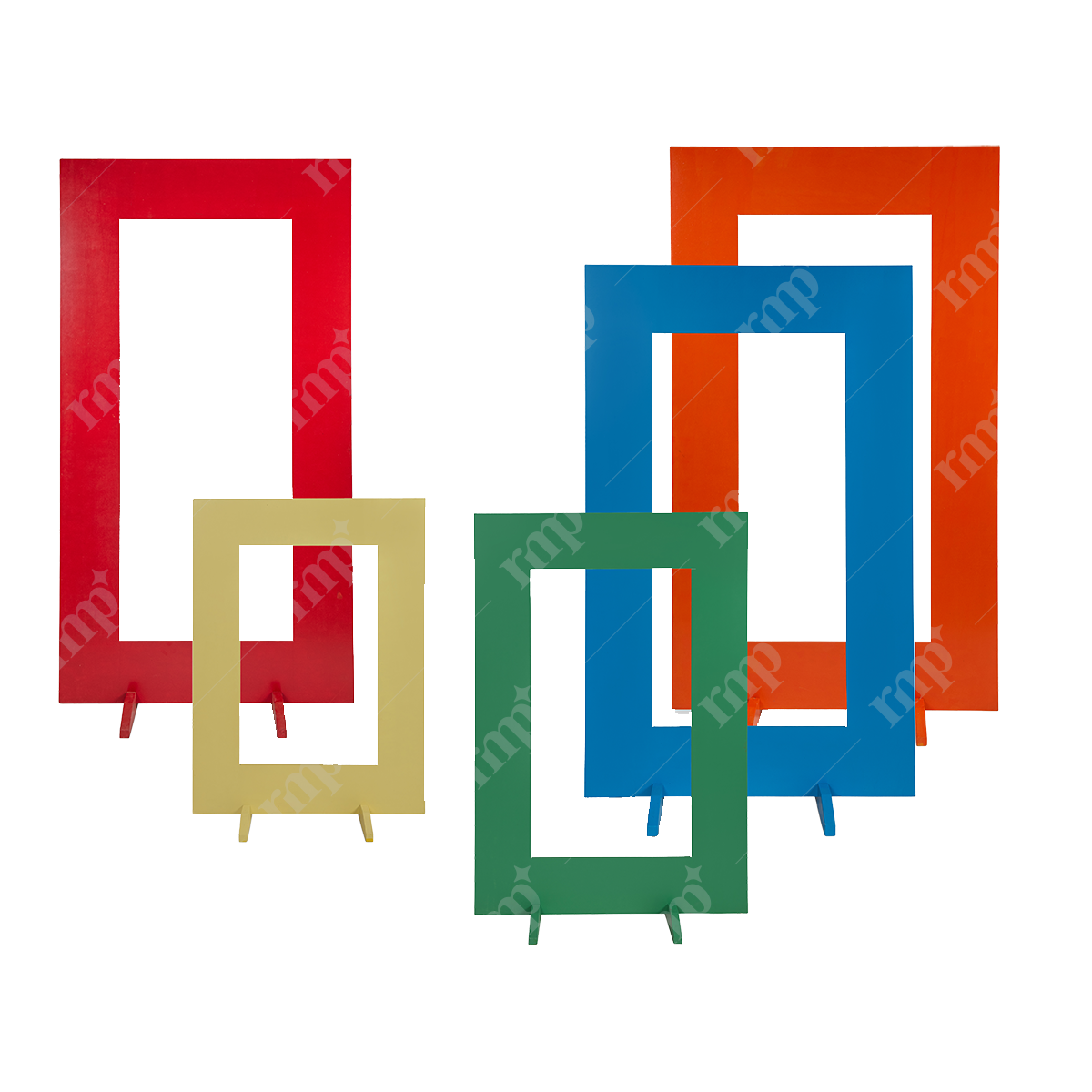 Empty Rectangle Frames By Rent My Party - Wood Backdrops