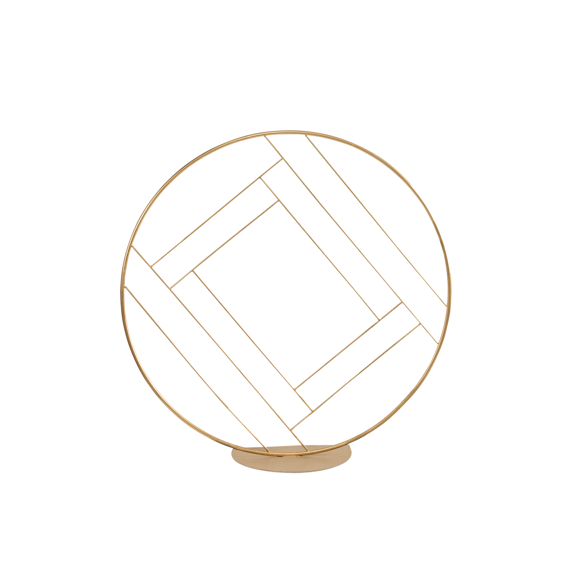 Geometric Ring By Rent My Party - Steel Backdrops