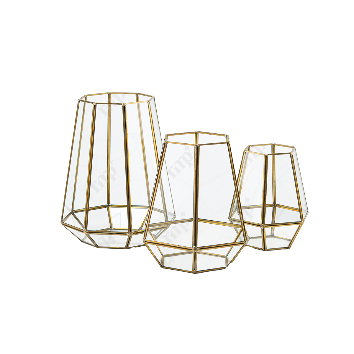 Gold Lantern By Rent My Party - Candle Holders