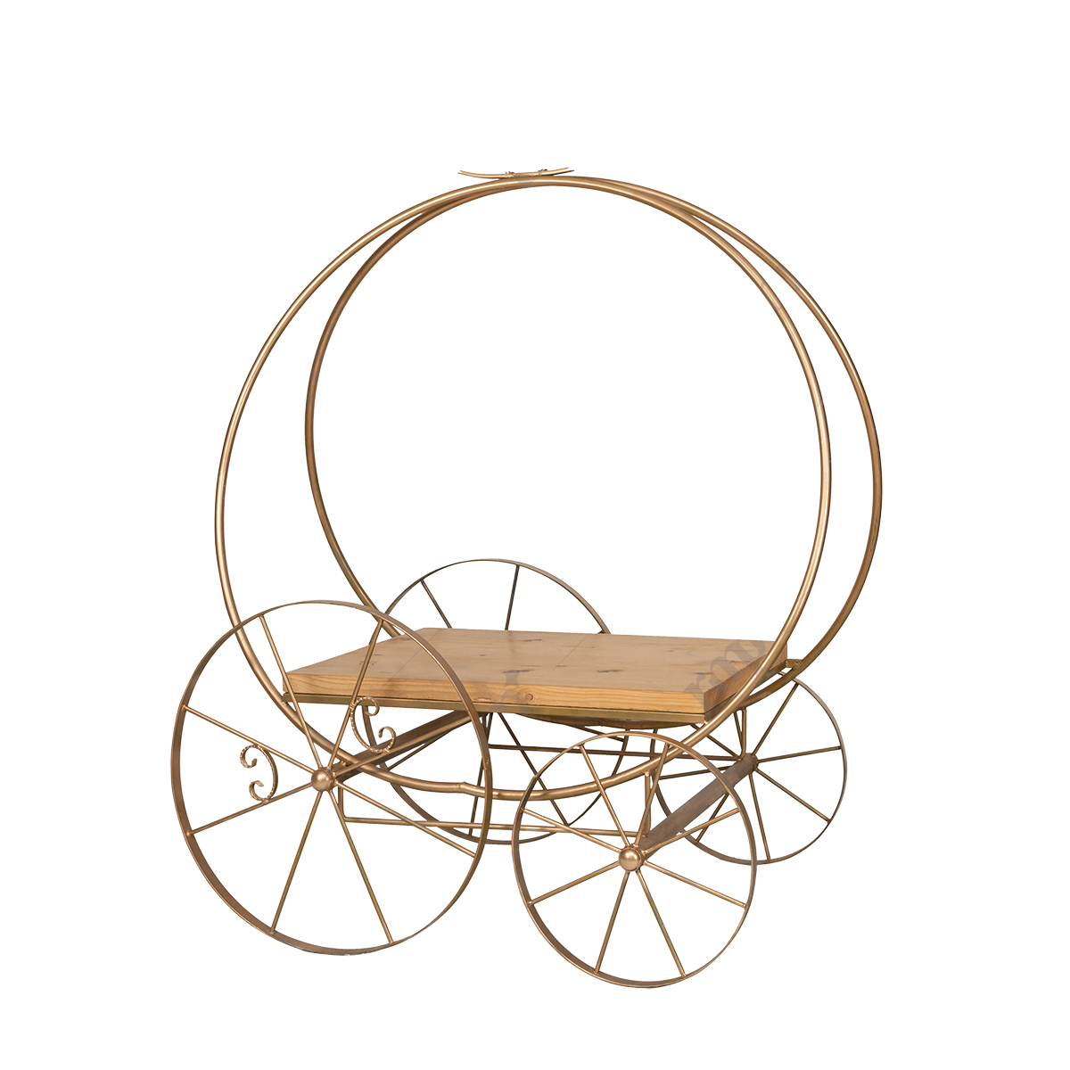 Gold princess cart By Rent My Party - Cart