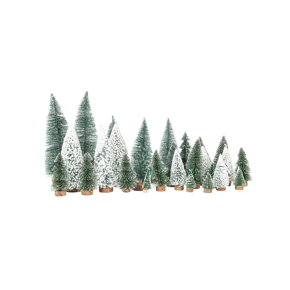 Green Trees Center Piece By Rent My Party - Christmas
