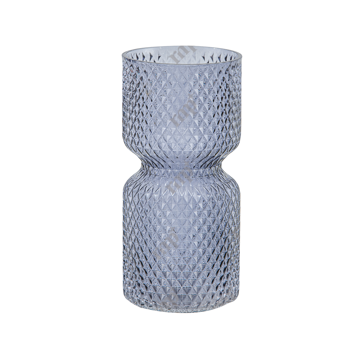 Hourglass Blue Vase By Rent My Party - Vases