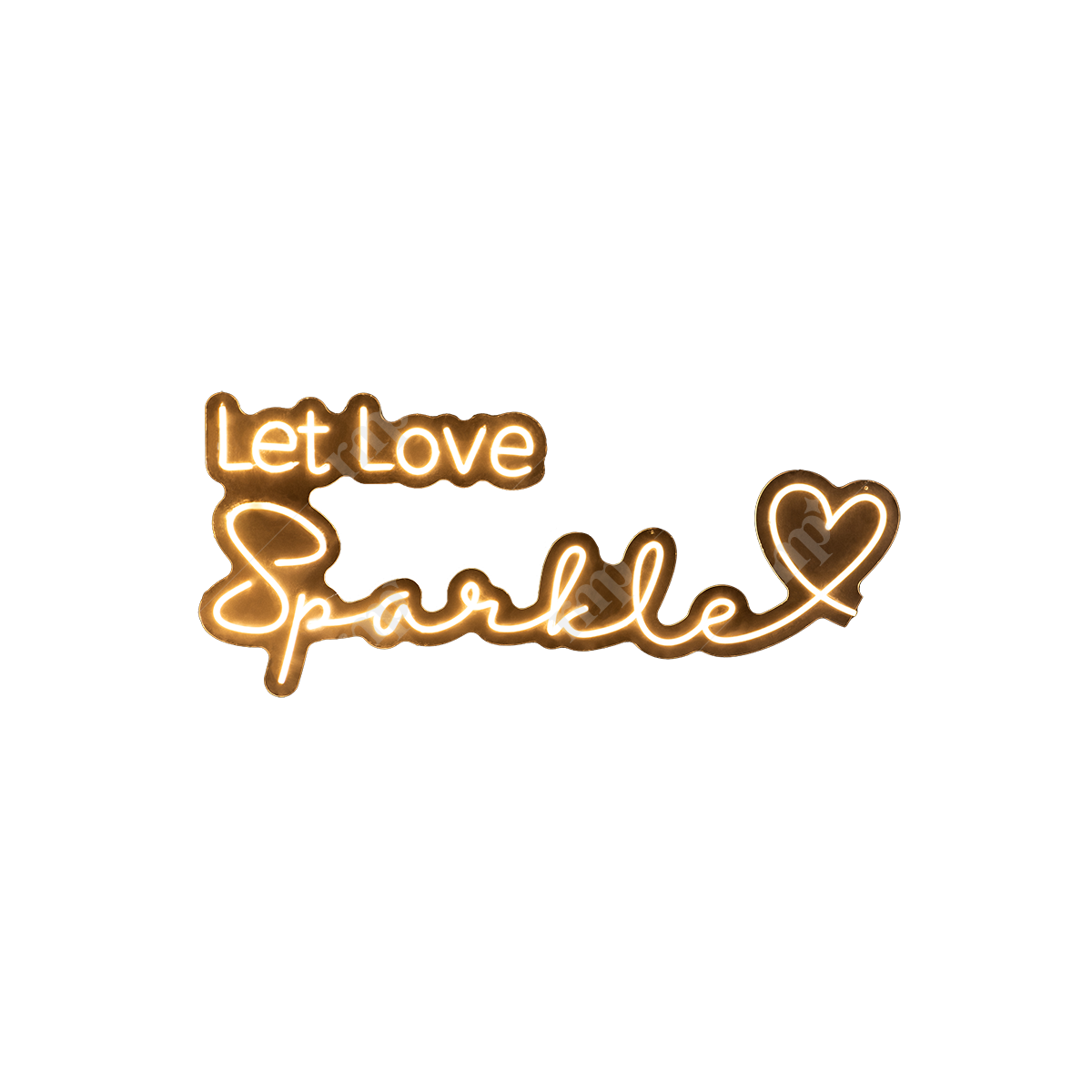 Let Love Sparkle By Rent My Party - Neon Signs