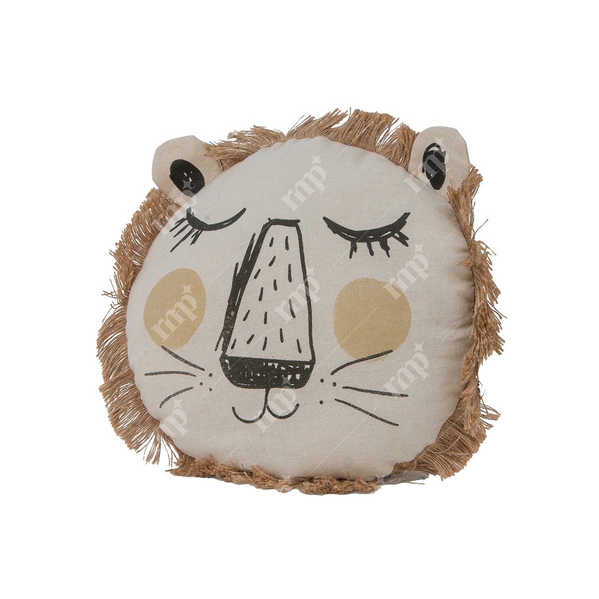 Lion Pillow By Rent My Party - Circus