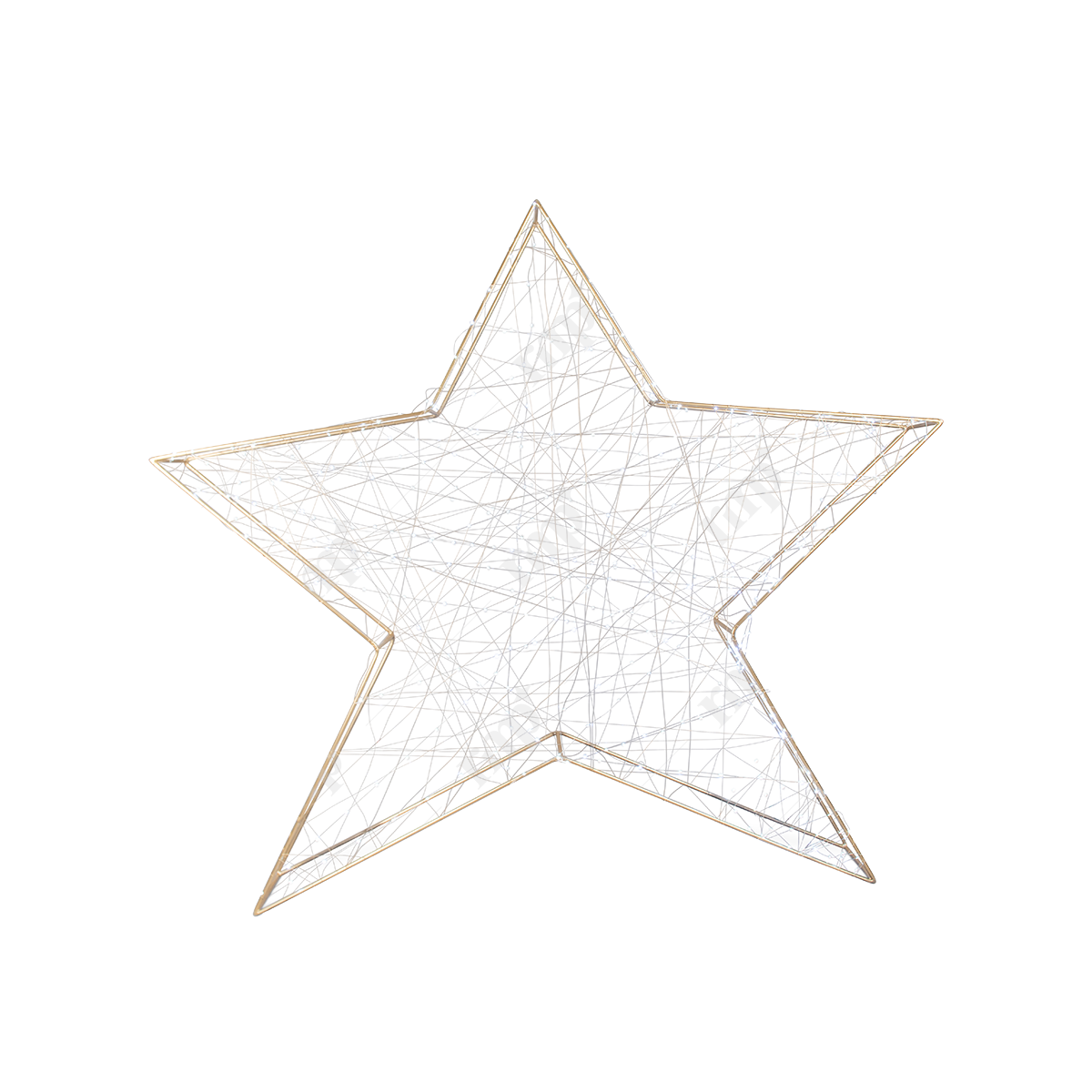 Letter Light metallic star By Rent My Party - Letters