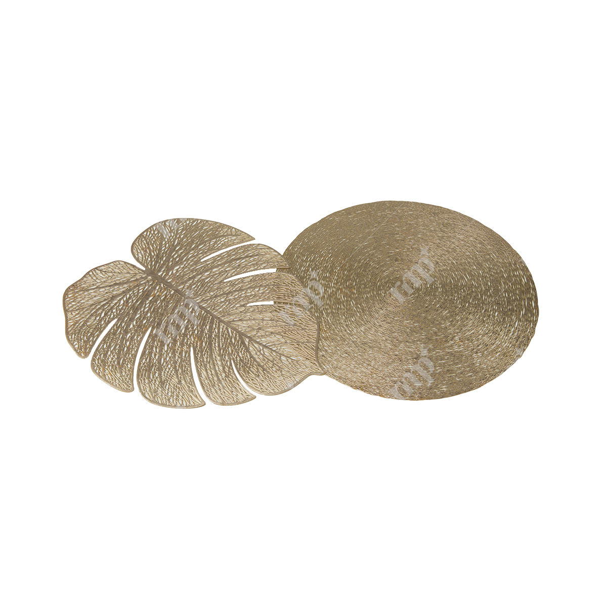 Placemat Gold By Rent My Party - Placemats